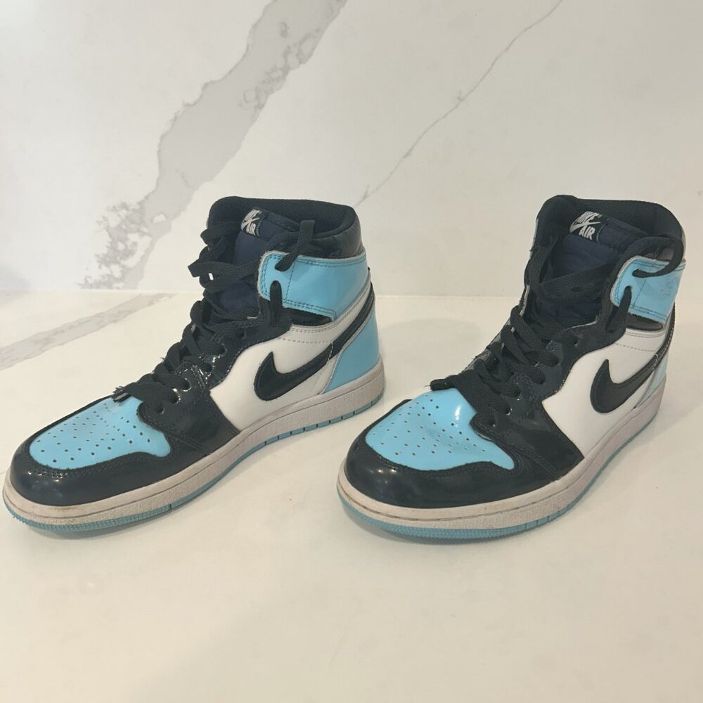 Nike Size 7 Retro OG High Blue Chill UNC High Tops Pre-Owned